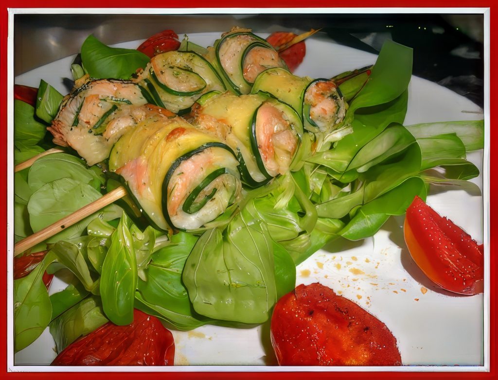 INVOLTINI DI SALMONE E ZUCCHINE