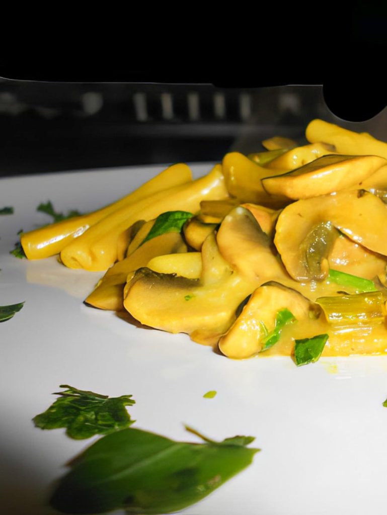 CASARECCE FUNGHI E CURCUMA