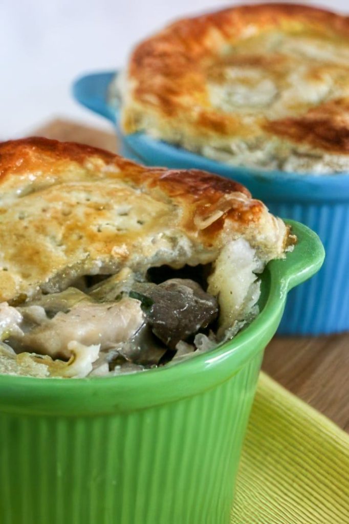 Chicken Pie con Porro e Funghi