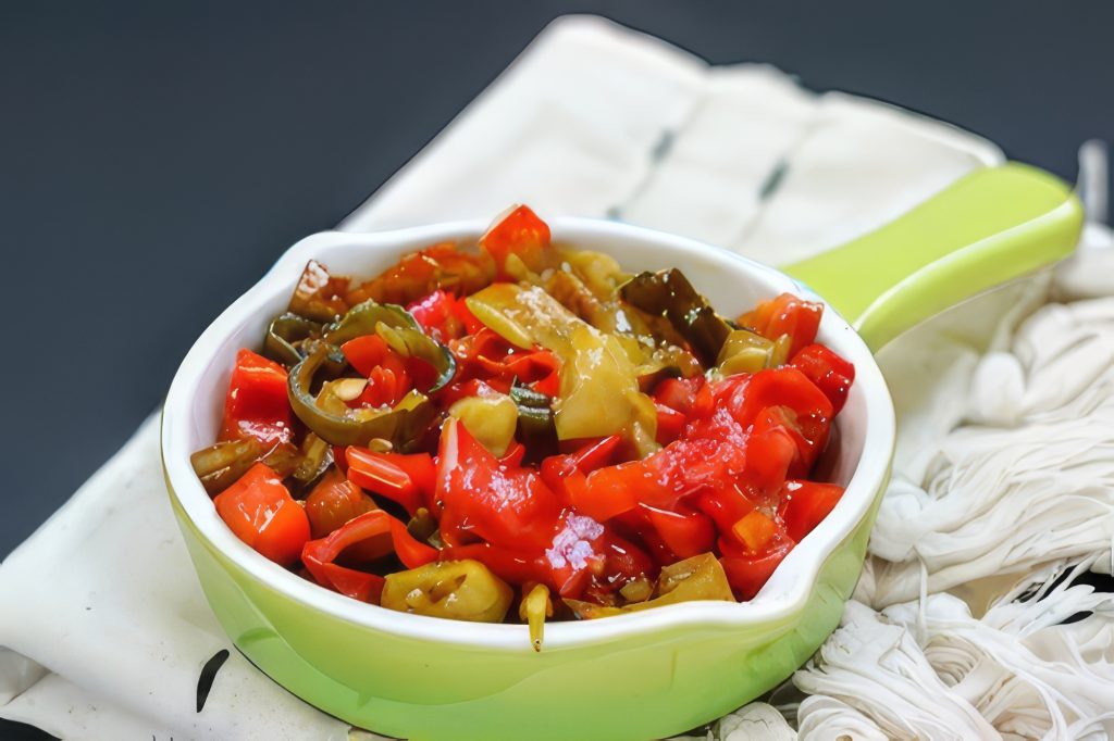 PEPERONI ALLO ZENZERO IN AGRODOLCE