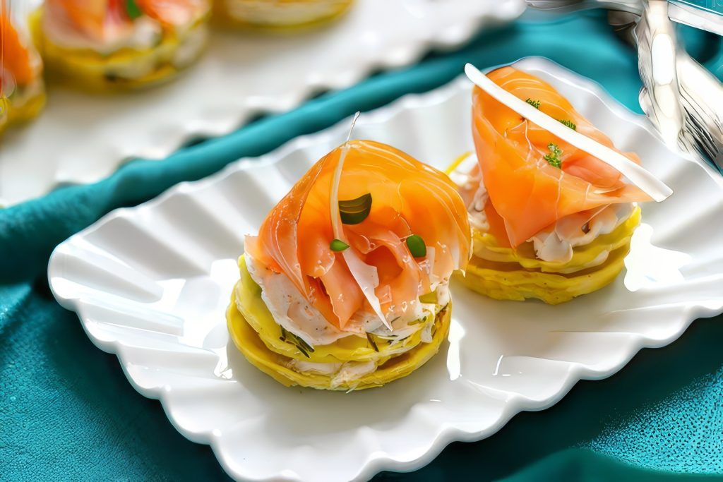 FRITTATINE ALL’ANETO CON SALMONE E FORMAGGIO