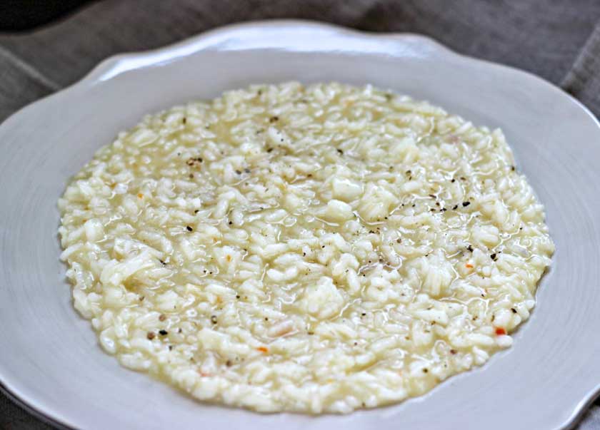 RISOTTO AL PESCE PERSICO
