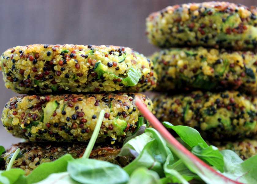 POLPETTE DI QUINOA E ZUCCHINE 