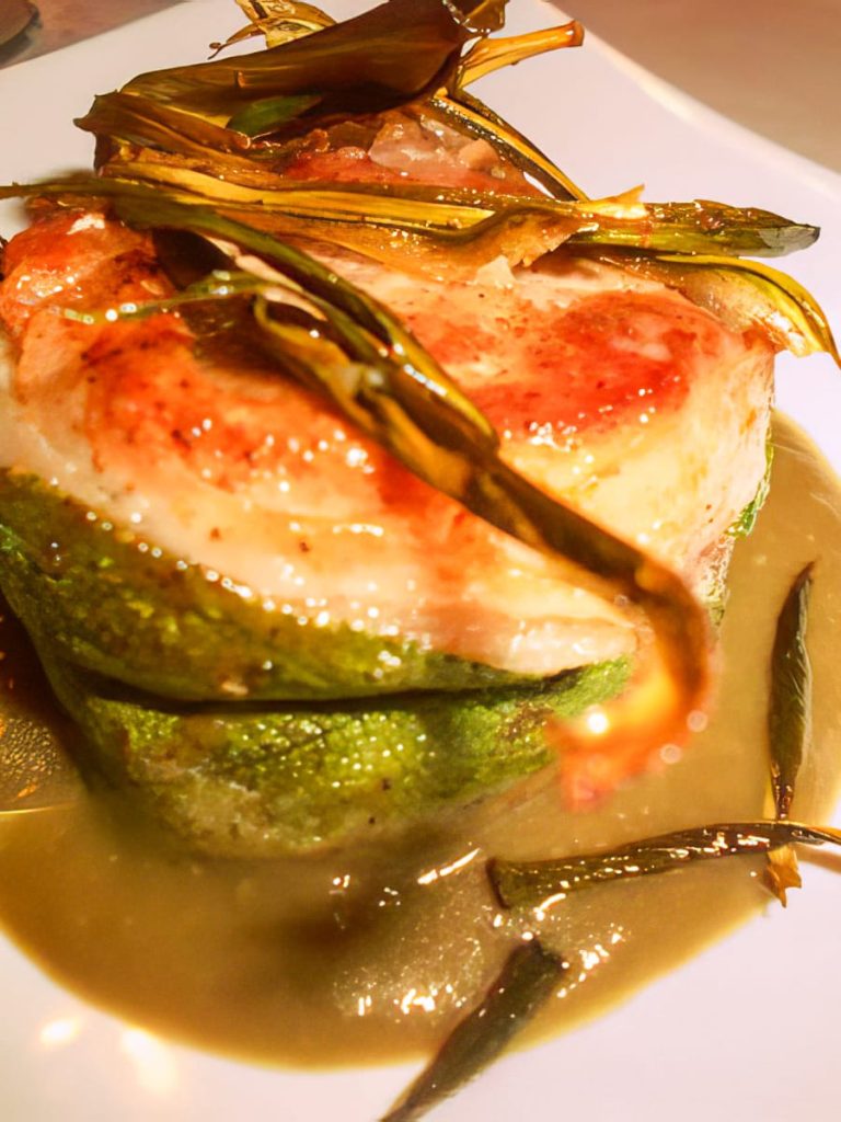 Filettini di Maiale su Crema di Carciofi