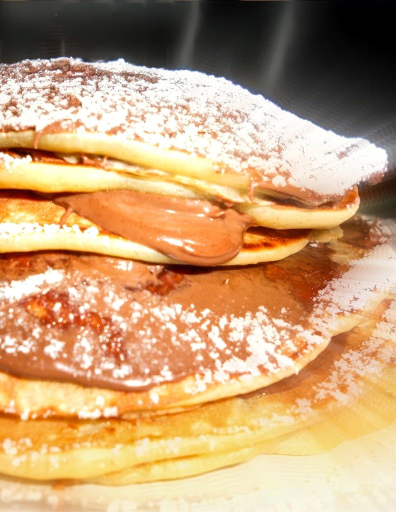 Pancakes alla Banana con Nutella