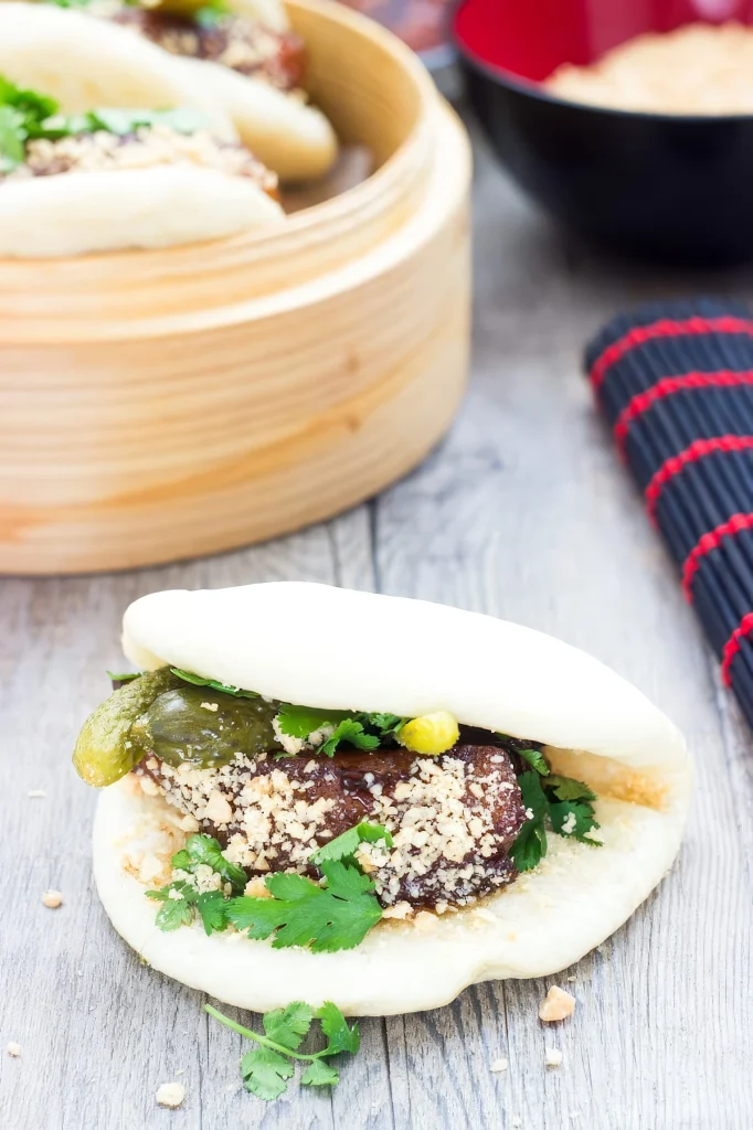Gua Bao con Pancetta Glassata