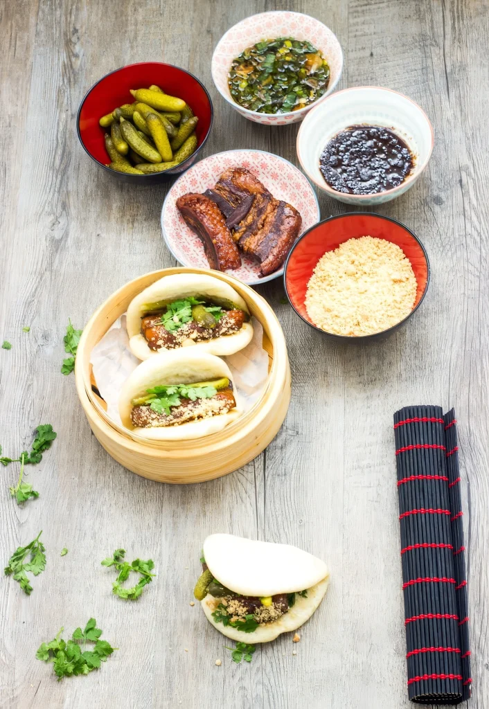 Gua Bao con Pancetta Glassata